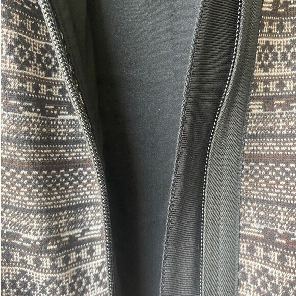 Tibi Dress Womens Small Black Skater Wool Patterned Sleeveless Textured Ladies - Picture 9 of 16